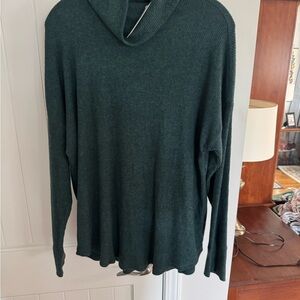 American Eagle Outfitters Dark Green Turtleneck Sweater